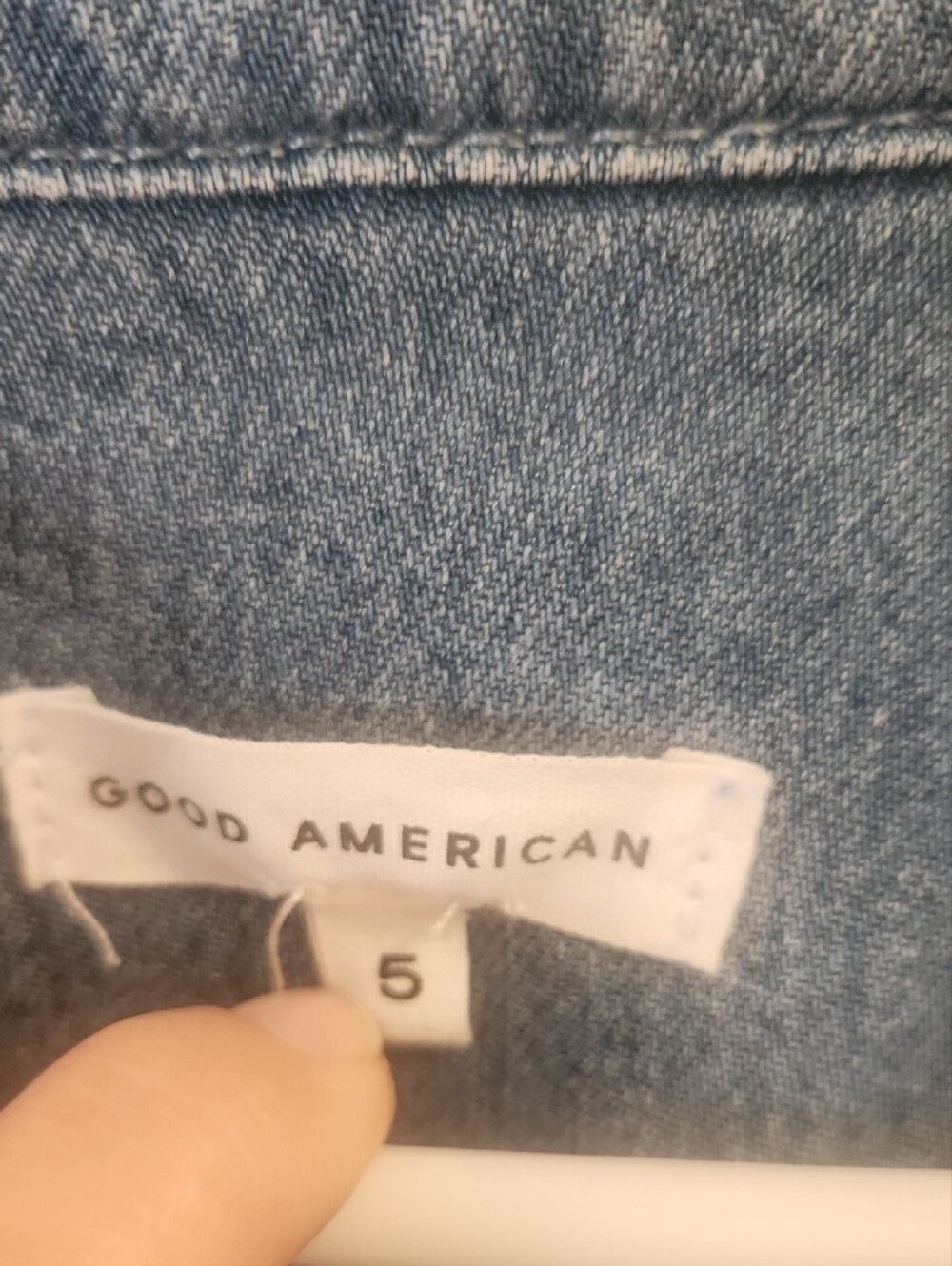 Good American Jean Jumpsuit - Picture 2 of 7